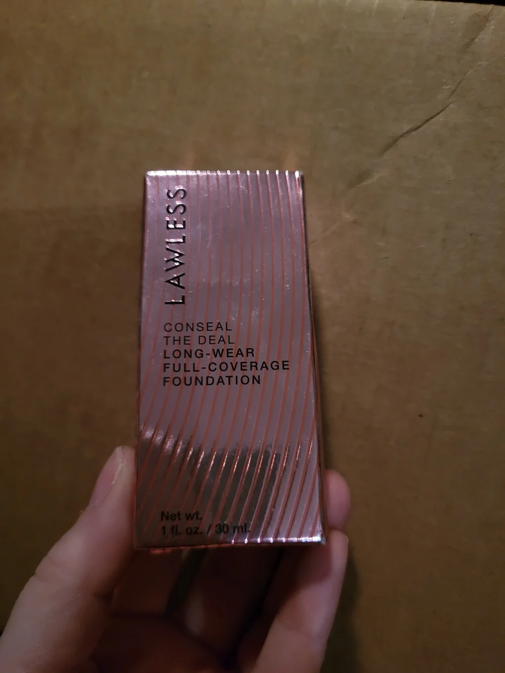 LAWLESS Conceal The Deal Full-Coverage Foundation - Sesame